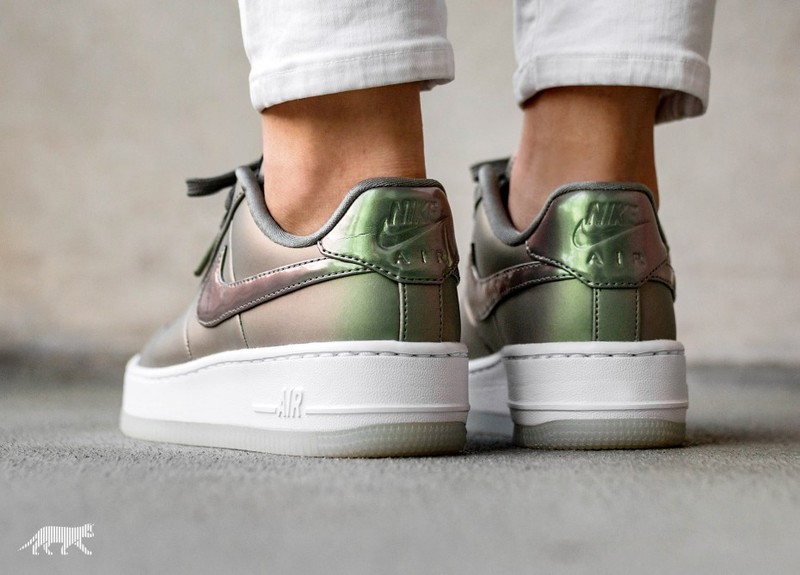 Nike Air Force 1 Upstep Premium LX Dark Stucco AA3964 001 Grailify